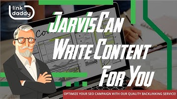 Jarvis Can Write Content For You