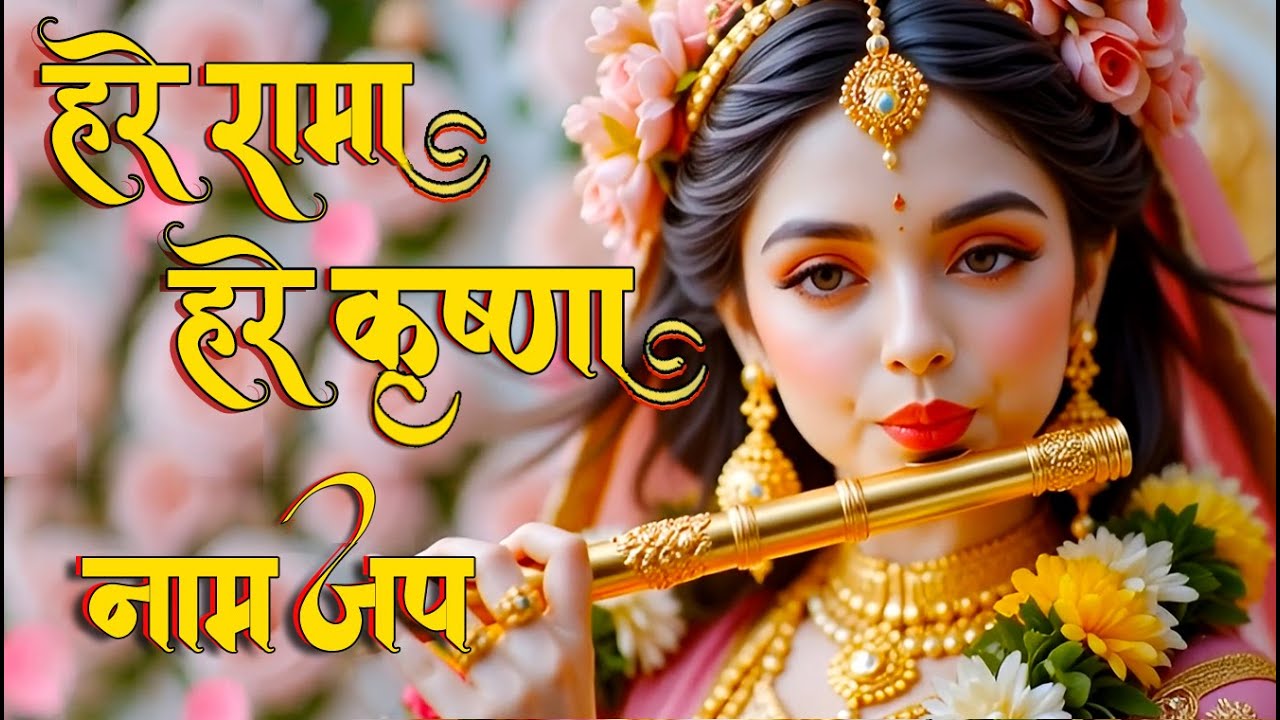 Hare Rama Hare Krishna Dhun !! हरे रामा हरे कृष्णा !!  नाम जप  !! Maha Mantra. 