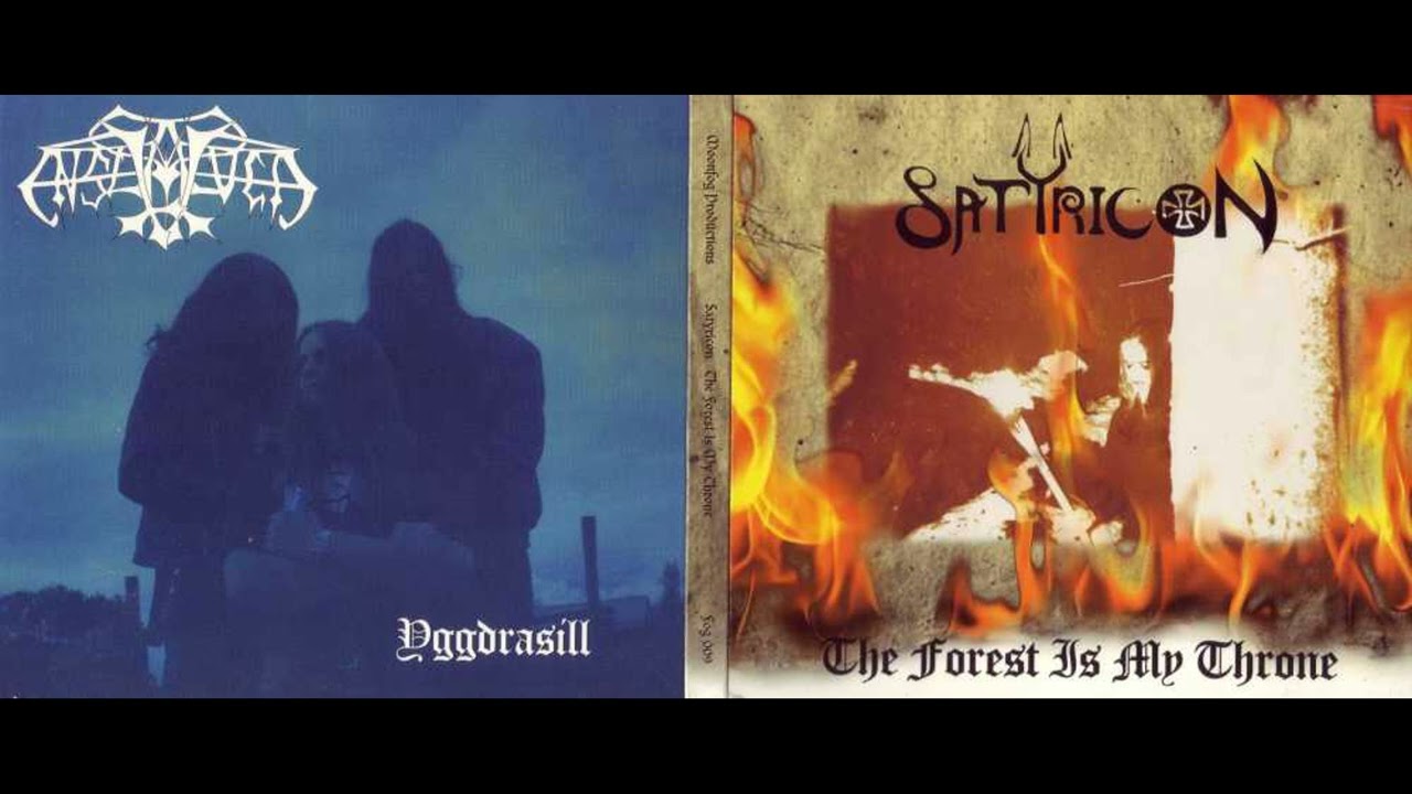 Satyricon / Enslaved - The Forest Is My Throne / Yggdrasill (Split 1995) 
