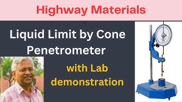 Determination of Liquid Limit of a soil by cone penetrometer method - A simple method as per IS code