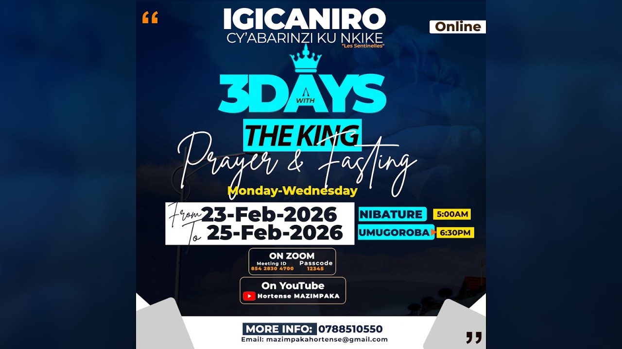 Hamwe n'Umwami(Umunsi wa 2) @Hortense Mazimpaka