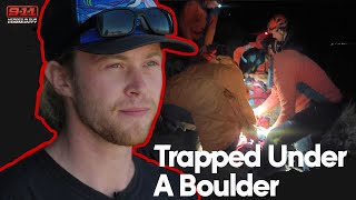 'It's killing me': Hiker trapped under a boulder for seven hours reunited with his rescuers by Localish 355 views 3 days ago 6 minutes, 31 seconds