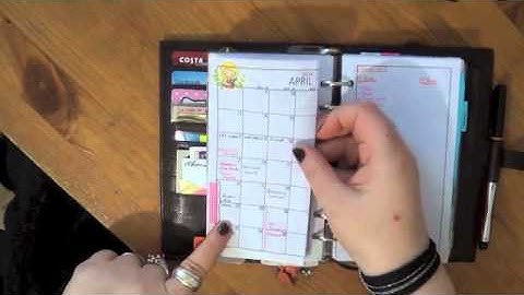 Filofax Friday | APR2014 Set Up - DIYFish LM2.1 Inserts
