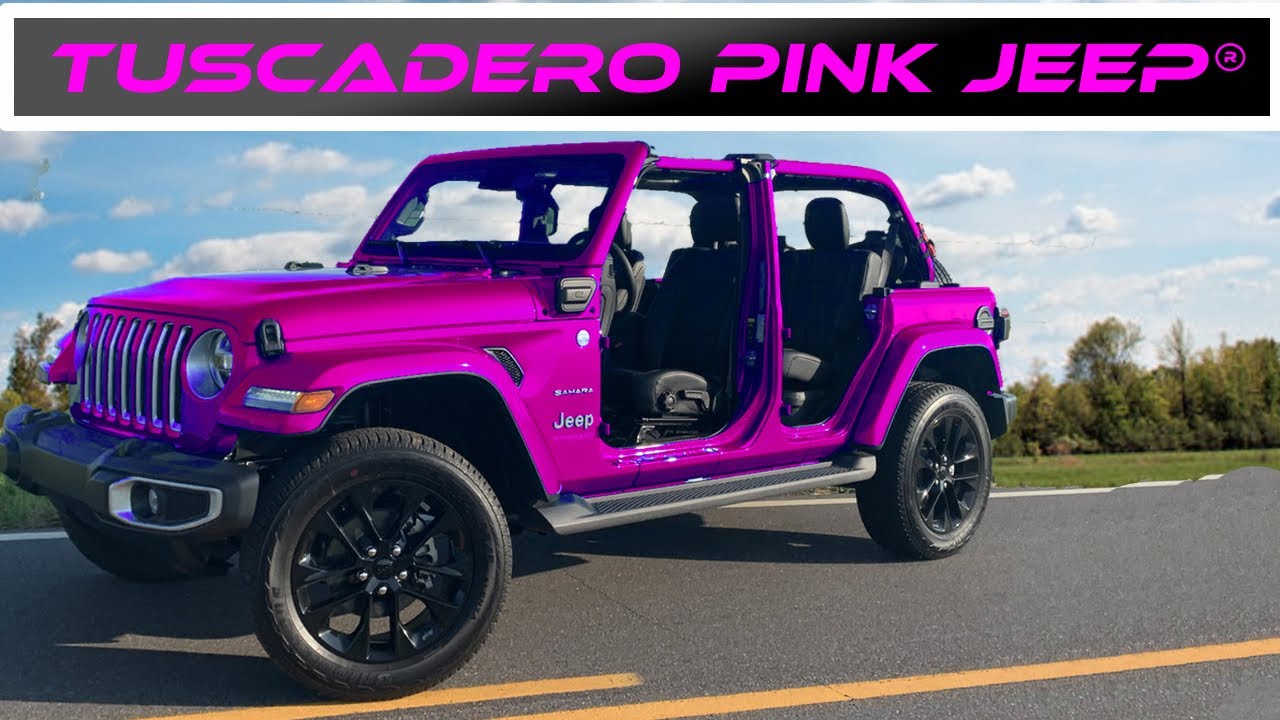 ALL NEW PINK JEEP WRANGLER TUSCADERO 😲 - YouTube