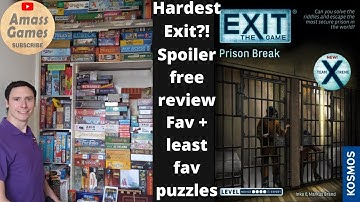 Exit: the Game - Prison Break review spoiler-free fav and worst puzzles AmassGames Kosmos co-op solo