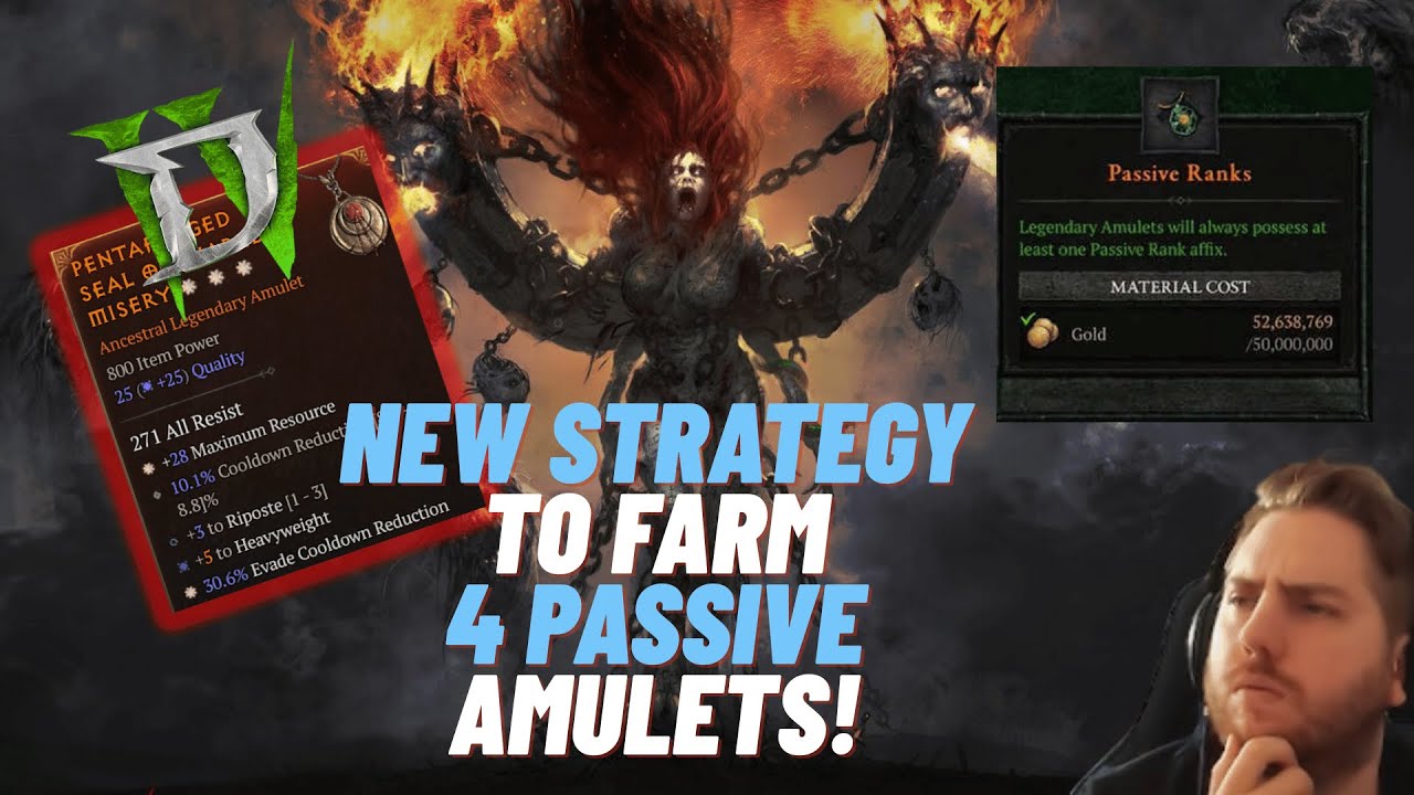 How to EASILY FARM 4 PASSIVE Amulets! - Diablo 4 Season 11 Guide