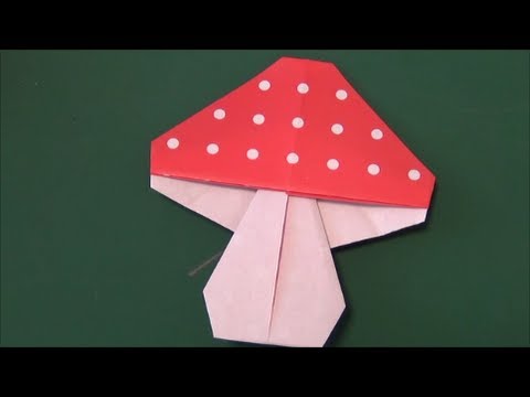 Mushroom Origami きのこ 折り紙 Youtube