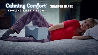 If leg, hip and back pain are keeping you awake at night, the calming
comfort cooling knee pillow claims it can relieve your by helping body
mainta...