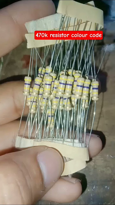 470 k resistor colour code#resistor_colour_code #resistorcircuit #resistor_project #electronics