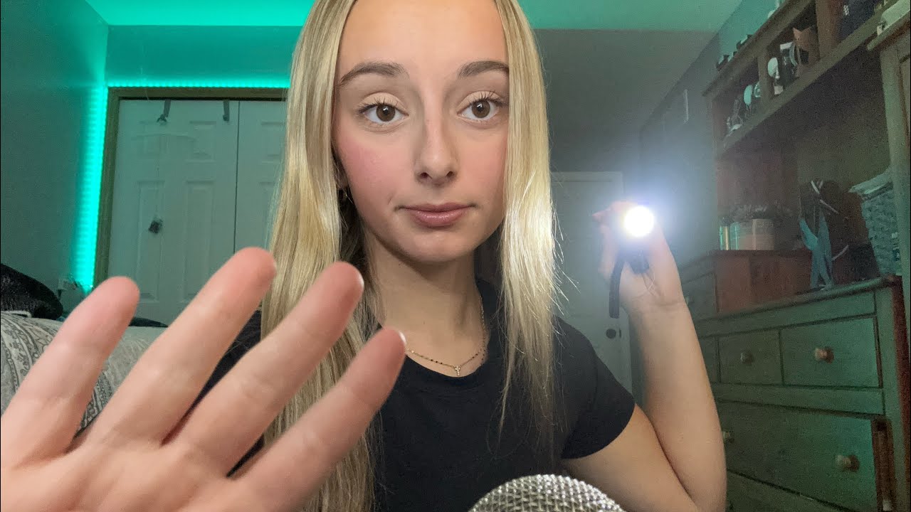 ASMR | Подробный осмотр глаз 👀🔁 (повторяющиеся инструкции)
