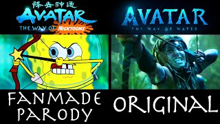 AVATAR: The Way of NICKTOONS - SIDE BY SIDE PARODY