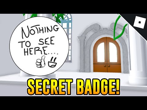 How To Get The Secret Badge In Rob The Mansion Obby Roblox Youtube - roblox house badge what is it called