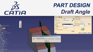 Catia V5 Eğitim&Tutorial (#14) | Part Design | Draft Angle