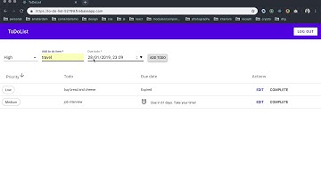 Firebase, React, Redux, todolist app demo