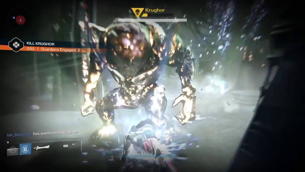 Destiny - Hive sword vs Krughor