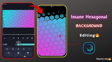 🔥 Insane Hexagon Background in Alight Motion – Make This in Minutes! ⏱️✨