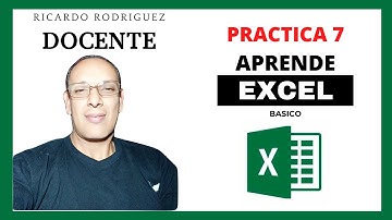 15 EJERCICIOS de EXCEL BÁSICOS para PRACTICAR – Clase 7