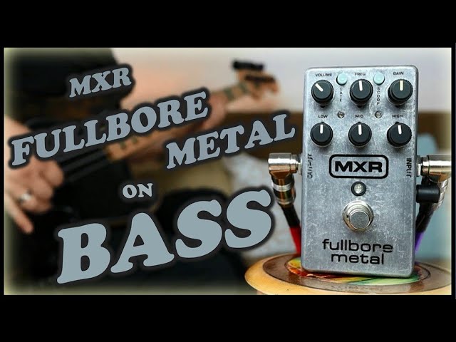 MXR M116 Fullbore Metal Distortion Pedal Video Demo - YouTube