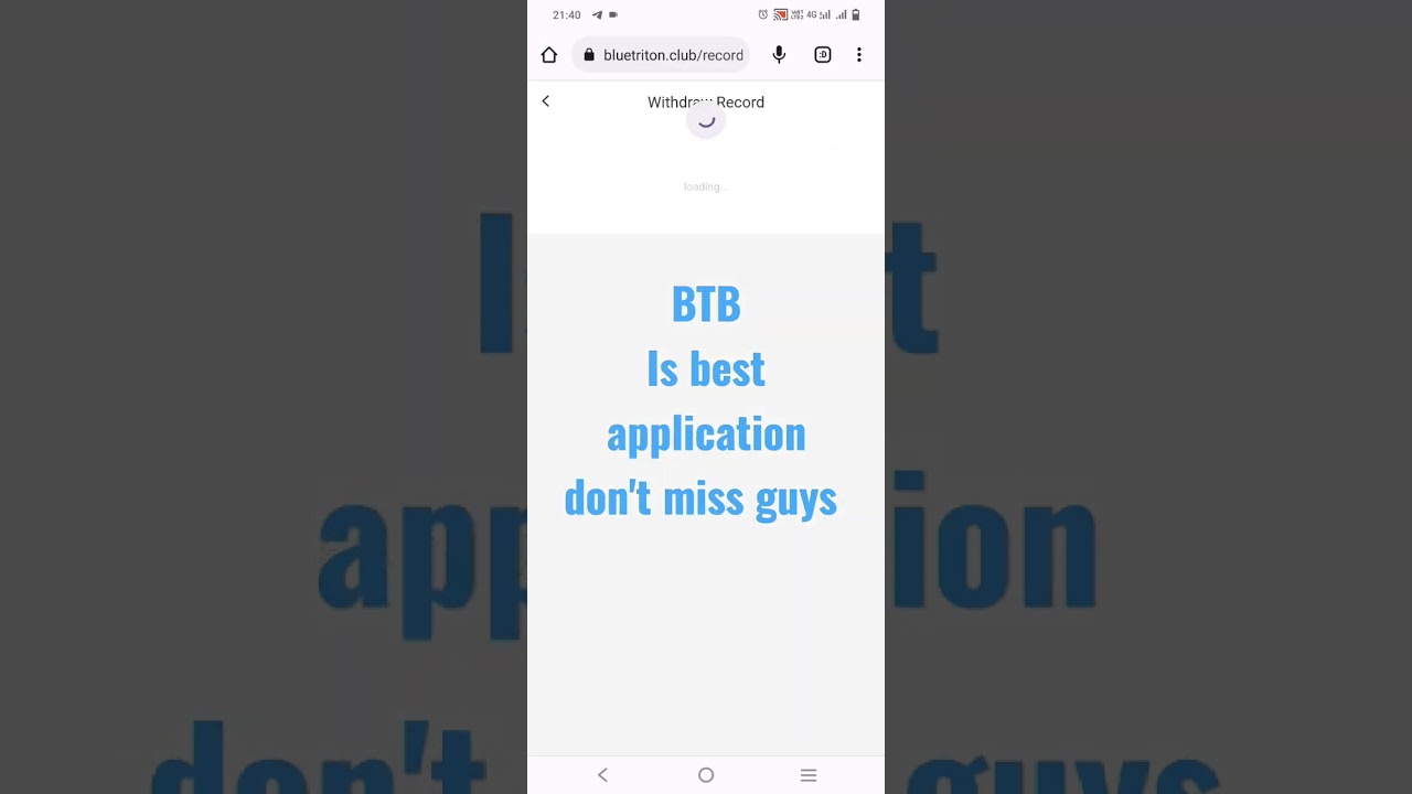 BTB is best application don't miss friends.