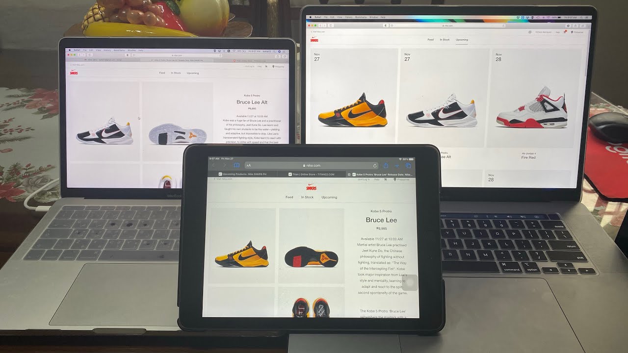 ON FEET! NIKE KOBE 5 PROTRO BRUCE LEE 