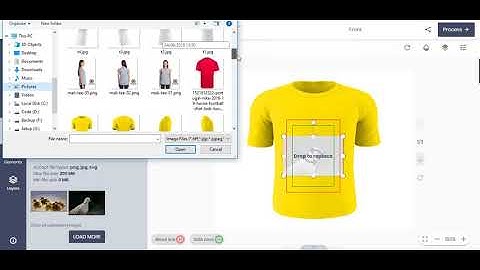 How to create replace image on Web to print plugin for Wordpress site