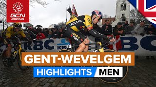 Dominant Team Performance On The Cobbles | Gent-Wevelgem 2023 Highlights - Men