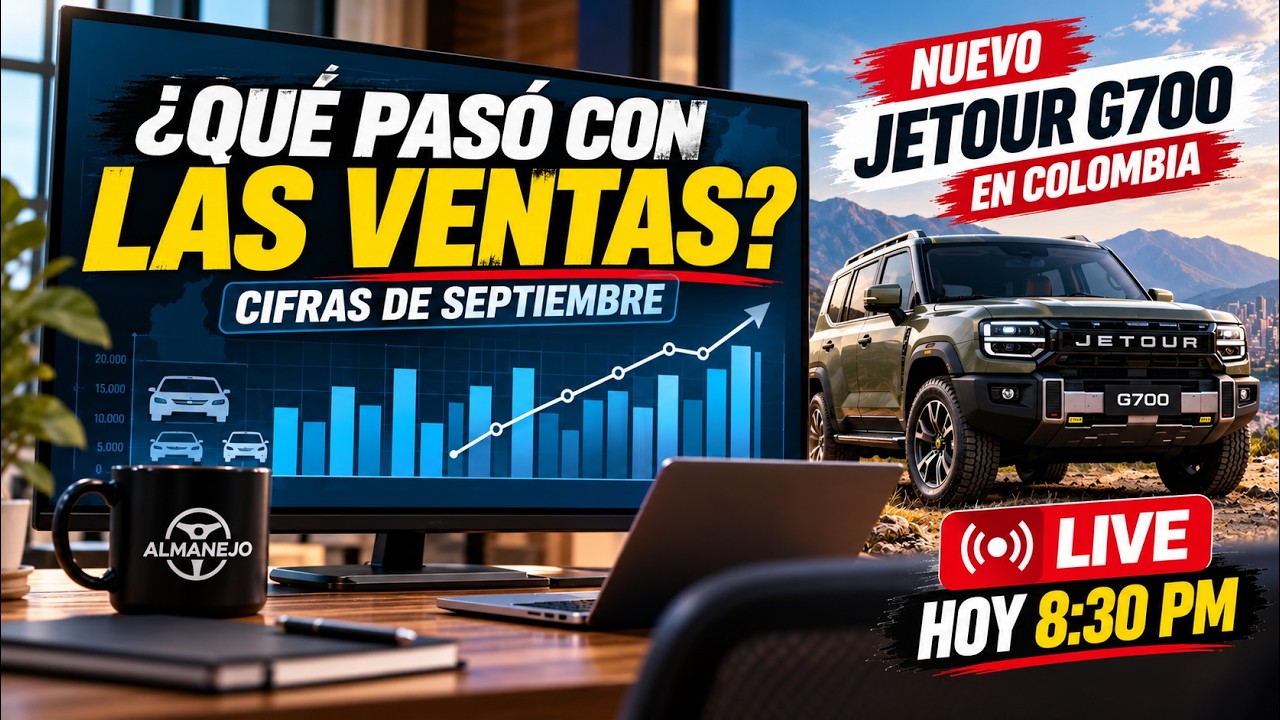 Ventas de carros en septiembre: ¿quién subió, quién cayó?🔴 Almanejo LIVE 🔴 4 de Octubre