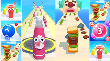 ✅Giant Rush🆚Juice run New Update All levels Max Walkthrough Android ios Gameplay