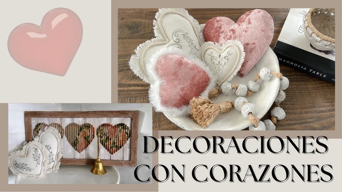 6 ideas para decorar corazones para San Valentín 