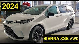 2024 Toyota Sienna XSE AWD Review of Features and Walk Around
