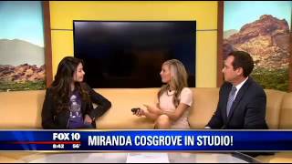 Miranda Cosgrove Interview at Fox 10 Studios