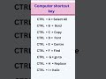 Computer shortcut key | ms word shortcut key