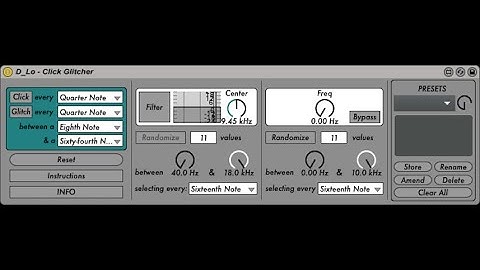 Deferlow - Max for Live - Click Glitcher