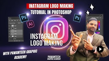 Instagram Logo Making in Photoshop 🔥Step-by-Step Tutorial, #photoshoptutorial, #logo,#graphicdesign