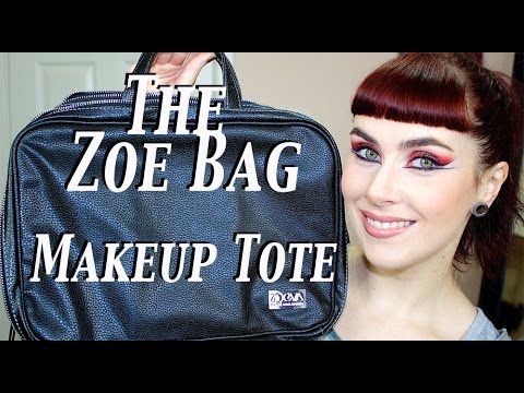Sicily blood Metal line The Zoe Bag'.... Makeup Tote Bag from Zoeva. - YouTube