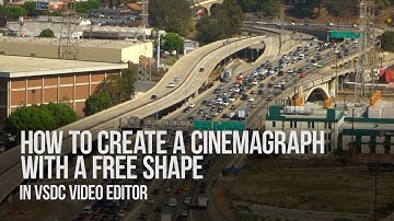 Lifehack: create a cinemagraph with a free shape tool in VSDC Video Editor