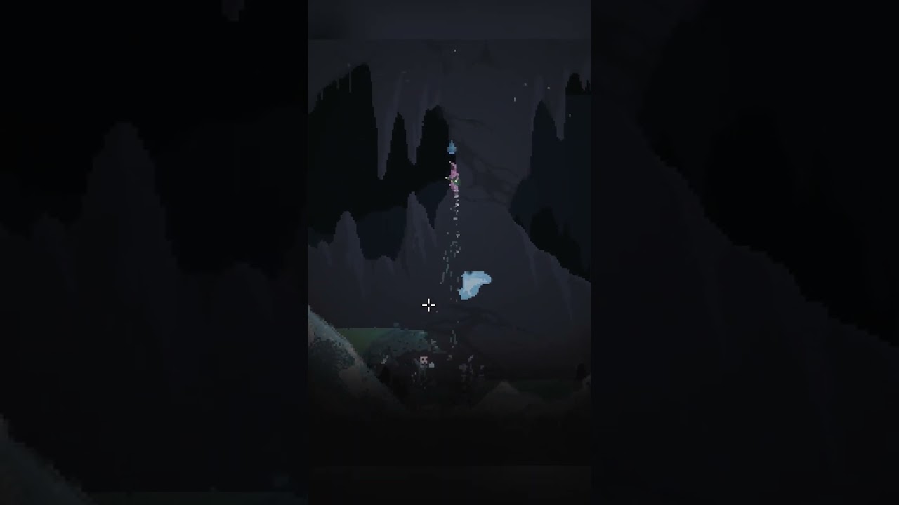 Trapped Frozen Elemental, from Let's Play Noita Ep 229