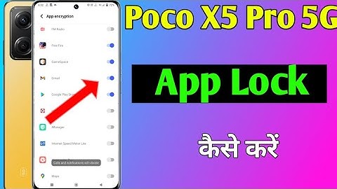 poco X5 pro 5g me app lock kaise kare | how to set app lock in poco X5 pro | poco X5 pro app lock