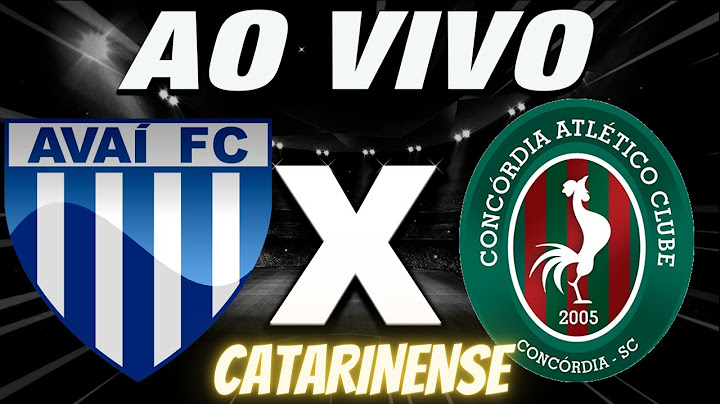 AVAÍ X CONCÓRDIA AO VIVO PELO CAMPEONATO CATARINENSE l NARRAÇÃO