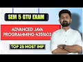 ADVANCED JAVA PROGRAMMING TOP 25 MOST IMP | GTU EXAM IMP | DIPLOMA SEM 5 I.T. ENGINEERING