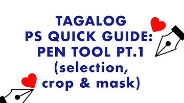 Tagalog PS Quick Guide: Basic Pen Tool part 1(beginner)