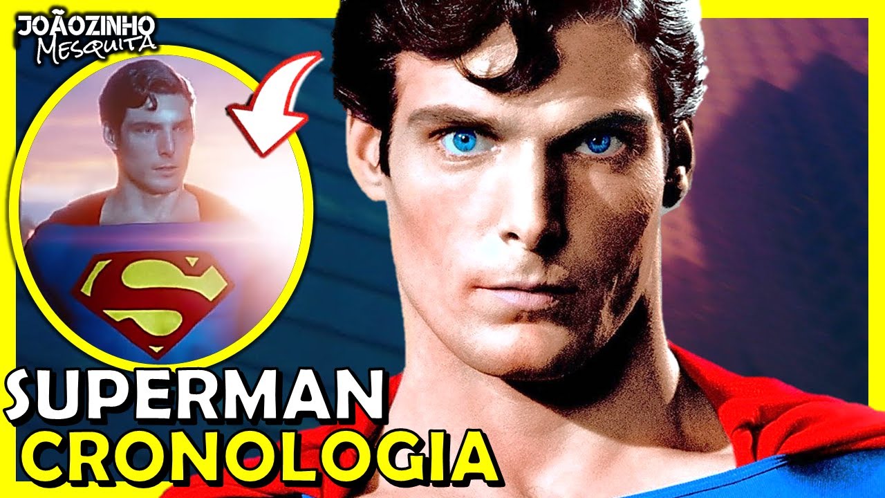 TODOS OS FILMES COM O SUPERMAN 78 [Christopher Reeve Clark Kent 1978 -  2023] 