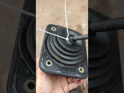 Space Star Ремонт замена пыльника кулисы Спейс стар ,carisma каризма Митсубиси .Своими руками