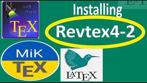 How to Install Revtex4-2 in Latex