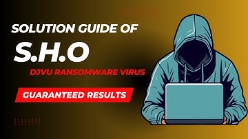 || SOLVED || S.H.O ransomware virus – removal and decryption
