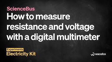 ScienceBus / Calculating resistance and voltage with a digital multimeter using the mobile lab