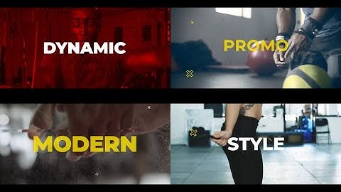 Dynamic Promo Premiere Pro Templates