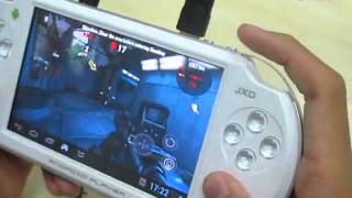 视频: 带操作杆的X-Rover安卓游戏机Android Game Pad