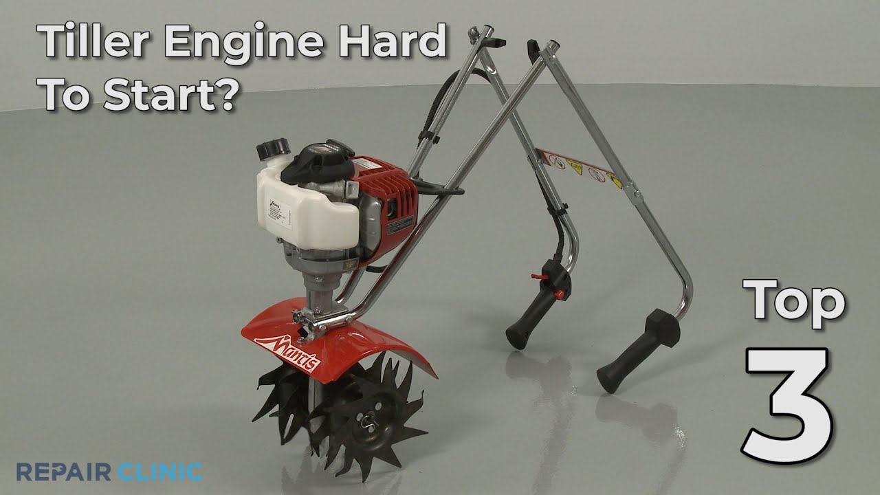 Top Reasons Tiller Engine Hard To Start — Tiller Troubleshooting YouTube
