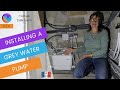 Installing grey water pump for kitchen waste water in France. Grey water system. S1  Ep4